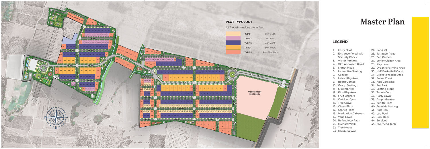 Prestige Marigold Master Plan